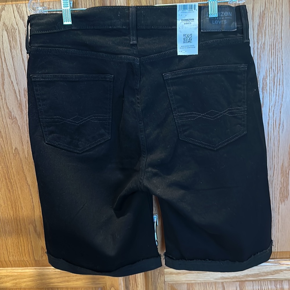 Denizen from Levi's Men's 9" InseamSlim Fit Jean Shorts-Black size 32” - Picture 8 of 12